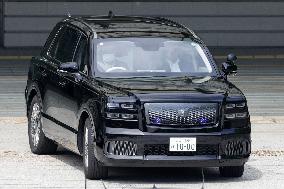 New official car for Japanese prime minister