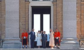 Japan emperor, empress in Brussels