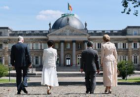 Japan emperor, empress in Brussels