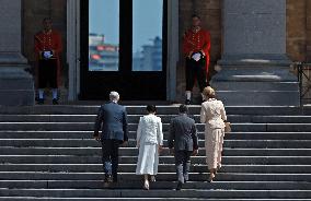 Japan emperor, empress in Brussels