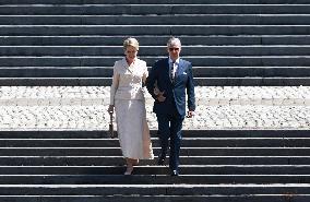 Japan emperor, empress in Brussels