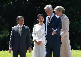 Japan emperor, empress in Brussels