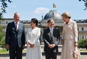 Japan emperor, empress in Brussels