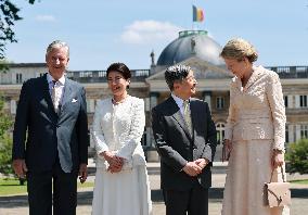 Japan emperor, empress in Brussels