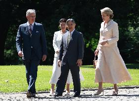 Japan emperor, empress in Brussels