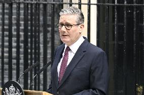 British Prime Minister Starmer announces resignation