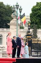 Japan emperor, empress in Brussels