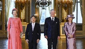 Japan emperor, empress in Brussels
