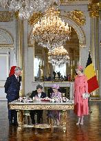 Japan emperor, empress in Brussels