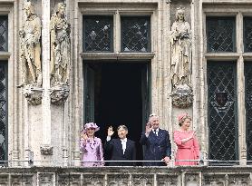Japan emperor, empress in Brussels