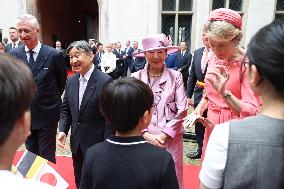 Japan emperor, empress in Brussels