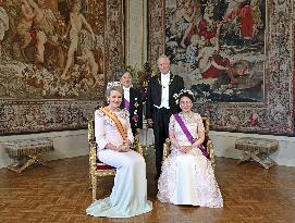 Japan emperor in Brussels