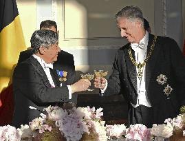 Japan emperor, empress in Brussels