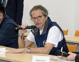 IAEA chief Grossi at Fukushima nuclear power plant