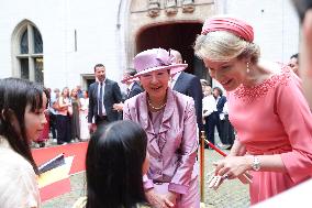 Japan emperor, empress in Brussels