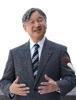 Japan's Emperor Naruhito in Belgium