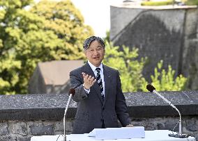 Japan's Emperor Naruhito in Belgium