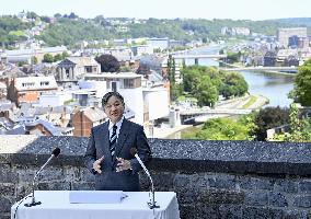Japan's Emperor Naruhito in Belgium