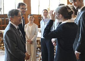 Japan's Emperor Naruhito in Belgium