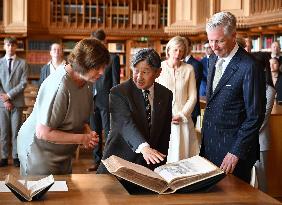 Japan's Emperor Naruhito in Belgium