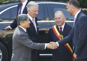 Japan Emperor Naruhito in Belgium