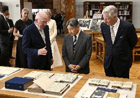 Japan Emperor Naruhito in Belgium