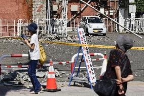 Powerful earthquake hits northeastern Japan