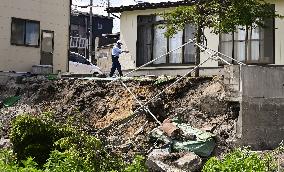 Powerful earthquake hits northeastern Japan