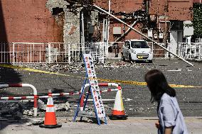 Powerful earthquake hits northeastern Japan