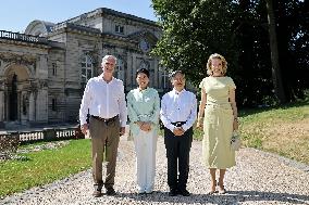 Japan emperor, empress in Brussels