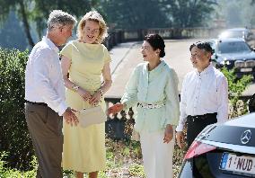 Japan emperor, empress in Brussels