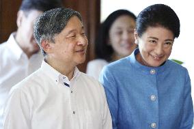 Japan emperor, empress in Brussels