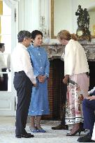 Japan emperor, empress in Brussels