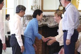 Japan emperor, empress in Brussels