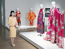 Princess Aiko visit exhibition on late fashion designer Hanae Mori