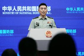 Chinese Defense Ministry press conference