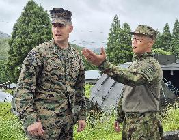 Japan-U.S. joint defense drill