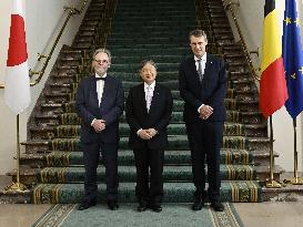 Japan's emperor in Brussels