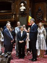Japan's emperor in Brussels