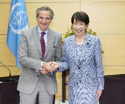 Japan PM meets with IAEA chief