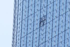 Light aircraft crashes into skyscraper in Beijing