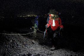 Mt. Fuji climbing season