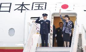 Japan PM Takaichi arrives in India