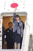 Japan PM Takaichi arrives in India