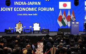 Japan PM Takaichi attends economic forum in New Delhi