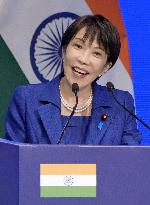 Japan PM Takaichi attends economic forum in New Delhi