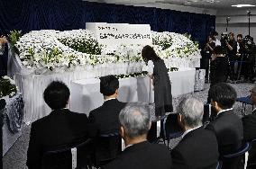 5th anniversary of Atami landslide