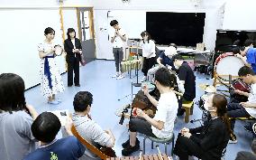 Japanese Princess Kako visit school for blind