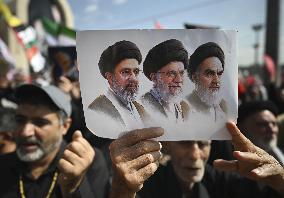 Funeral for Iran's ex-leader Khamenei