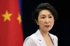 Chinese Foreign Ministry spokeswoman